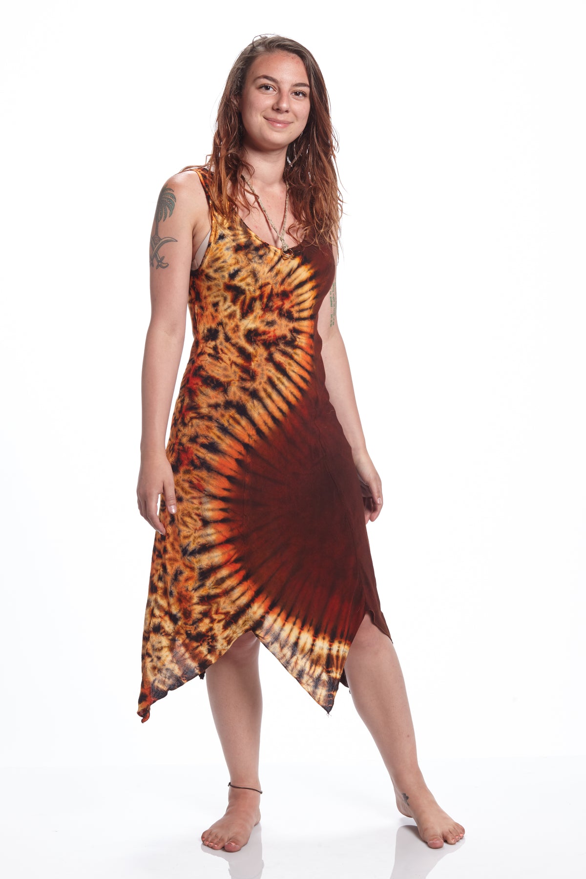 Hanky Tank Burn Orange Yin