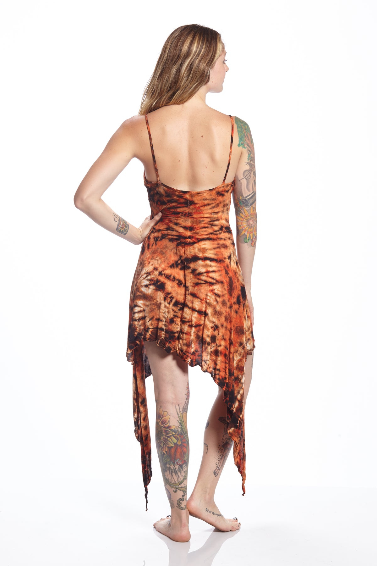 Vintage Fairy Burn Orange Crackle