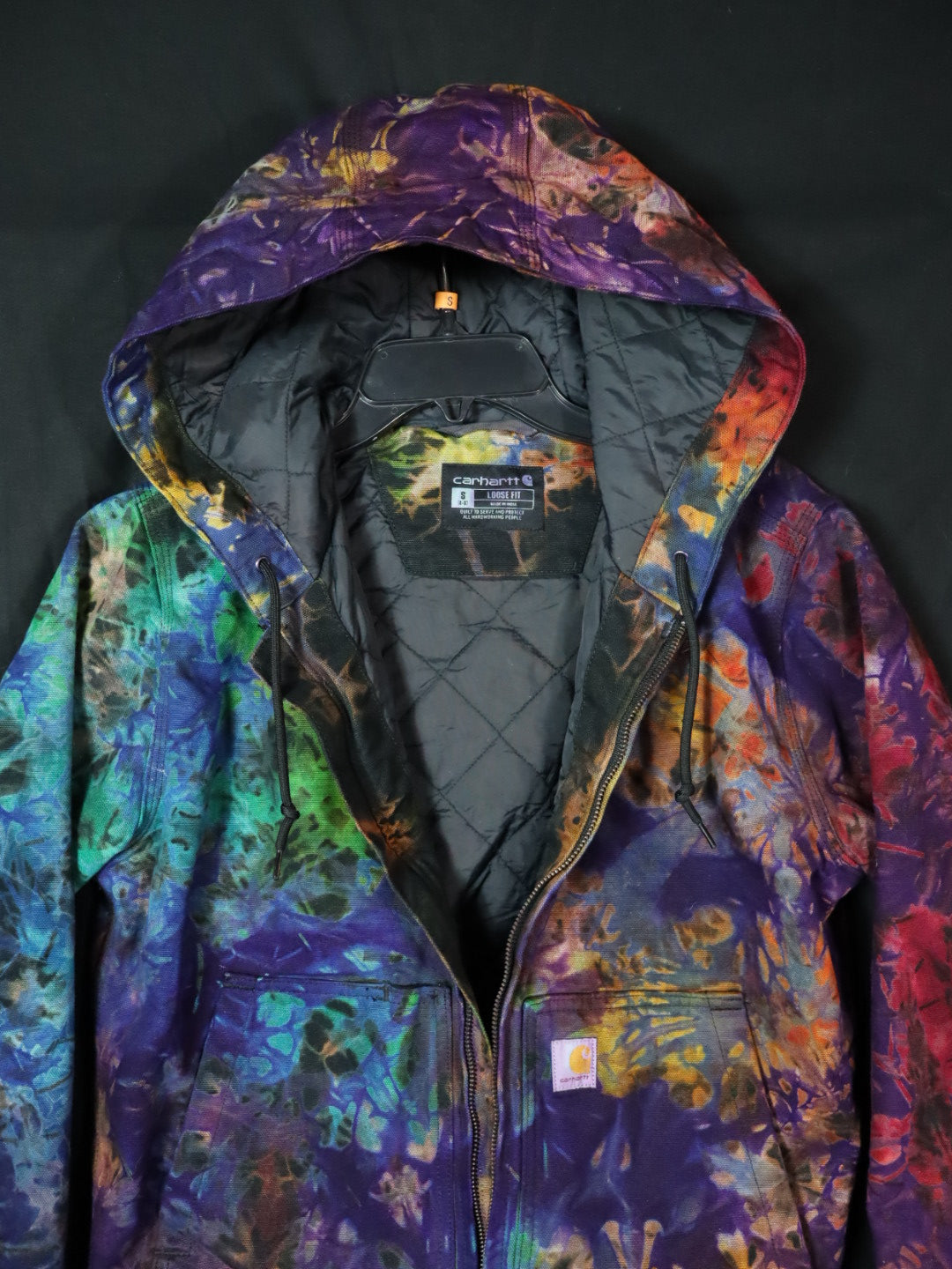Womans Rainbow Carhartt Jacket