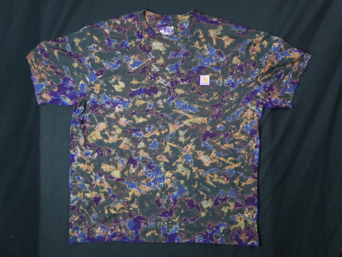 Royal Violet Crackle Carhartt Pocket T Sample
