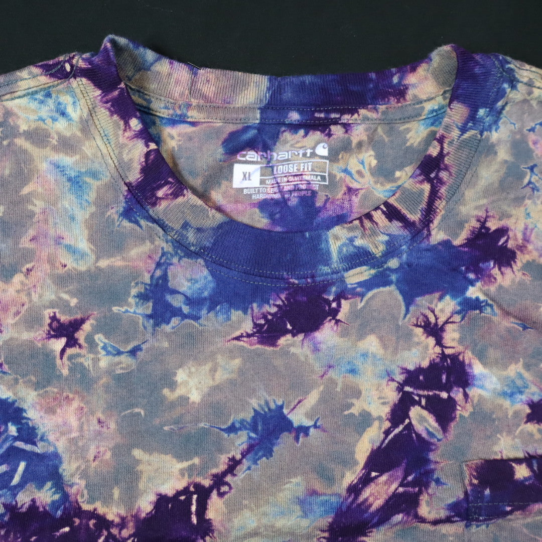 Royal Violet Crackle Carhartt Pocket T
