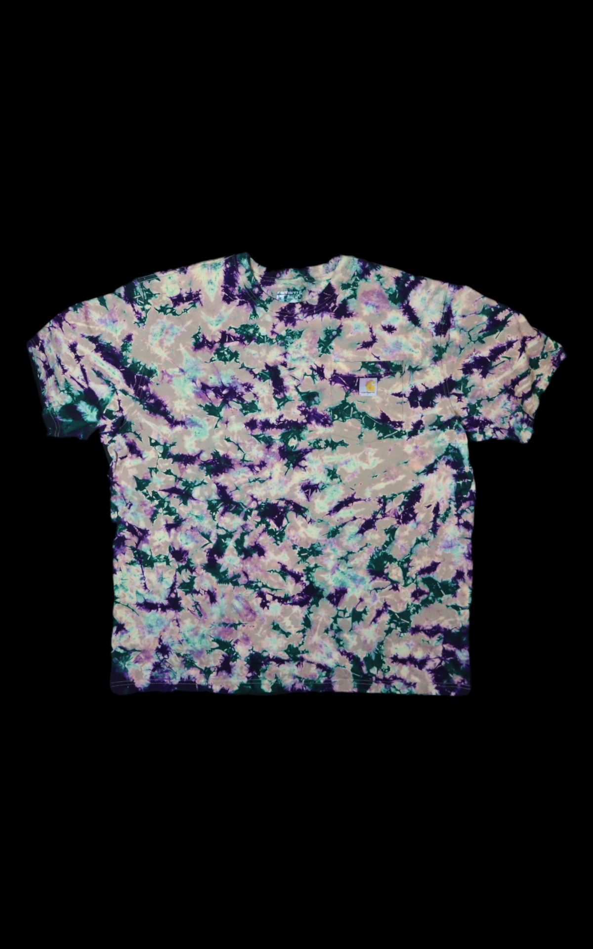Hunter Violet Crackle Carhartt Pocket T